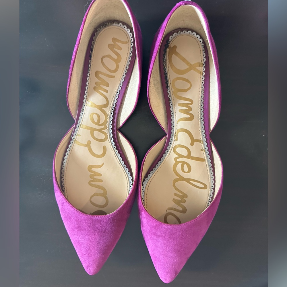 Sam Edelman magenta flats